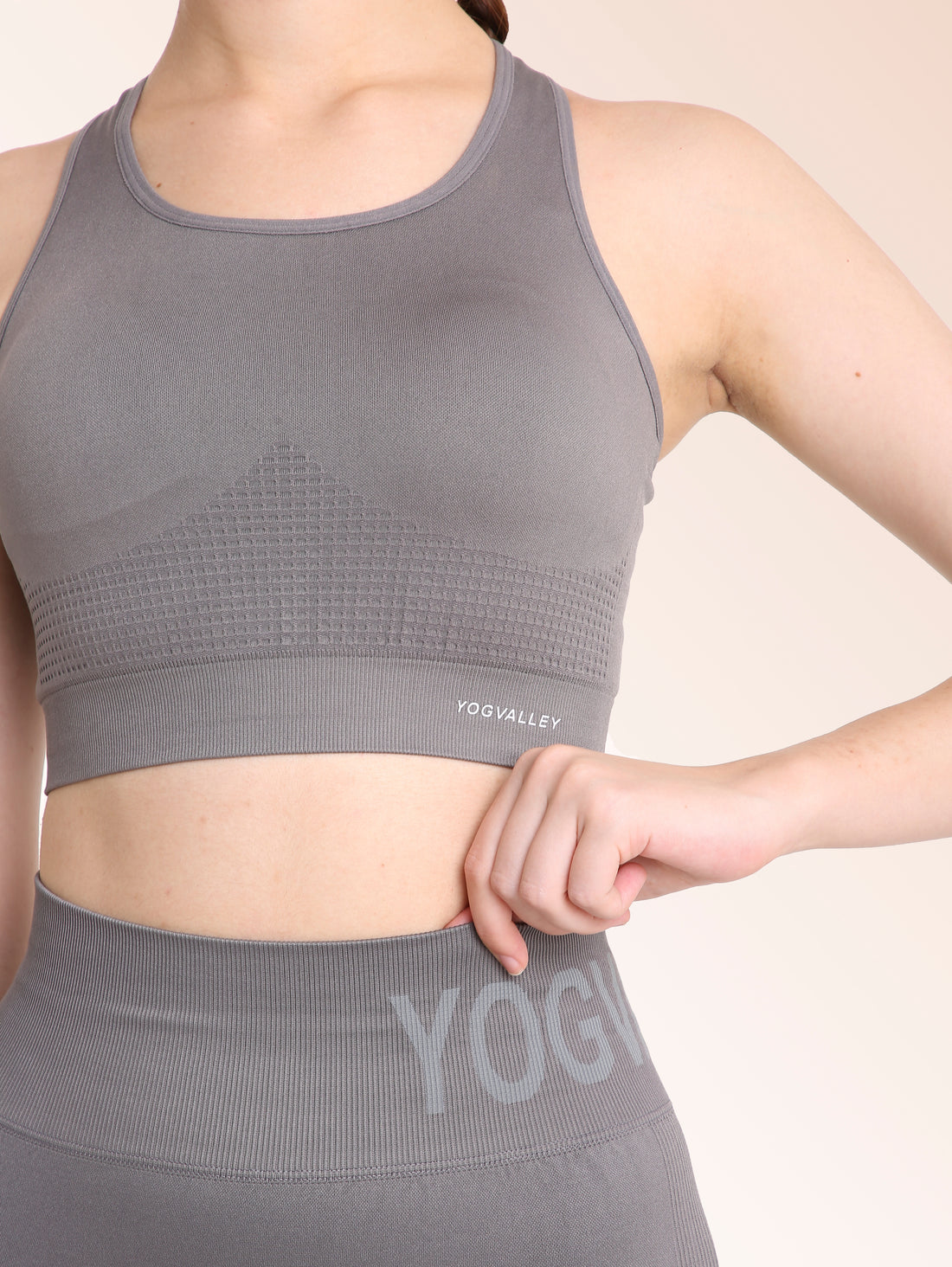 Sports Bra - Cement