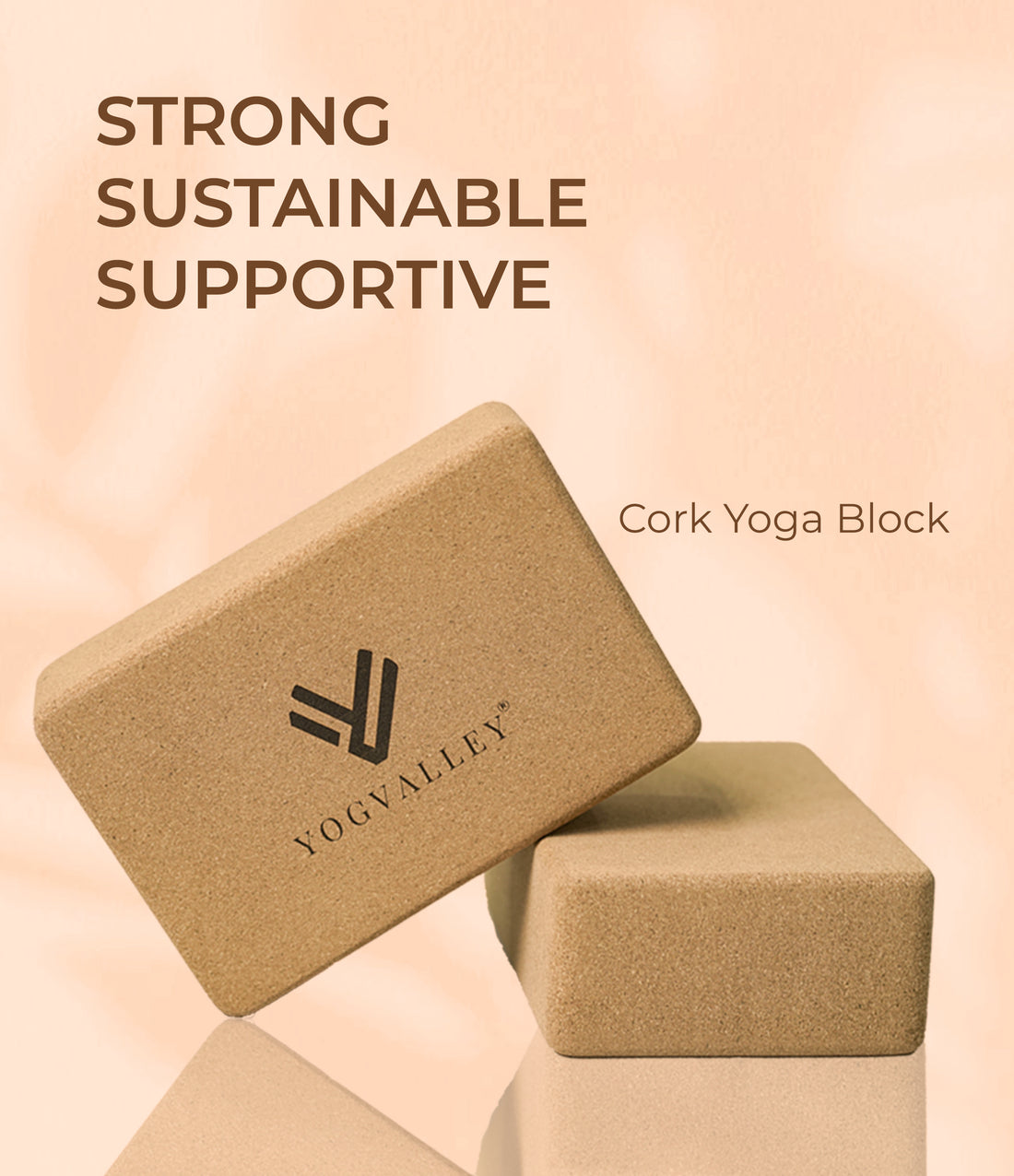 Cork Yoga Block(Single)
