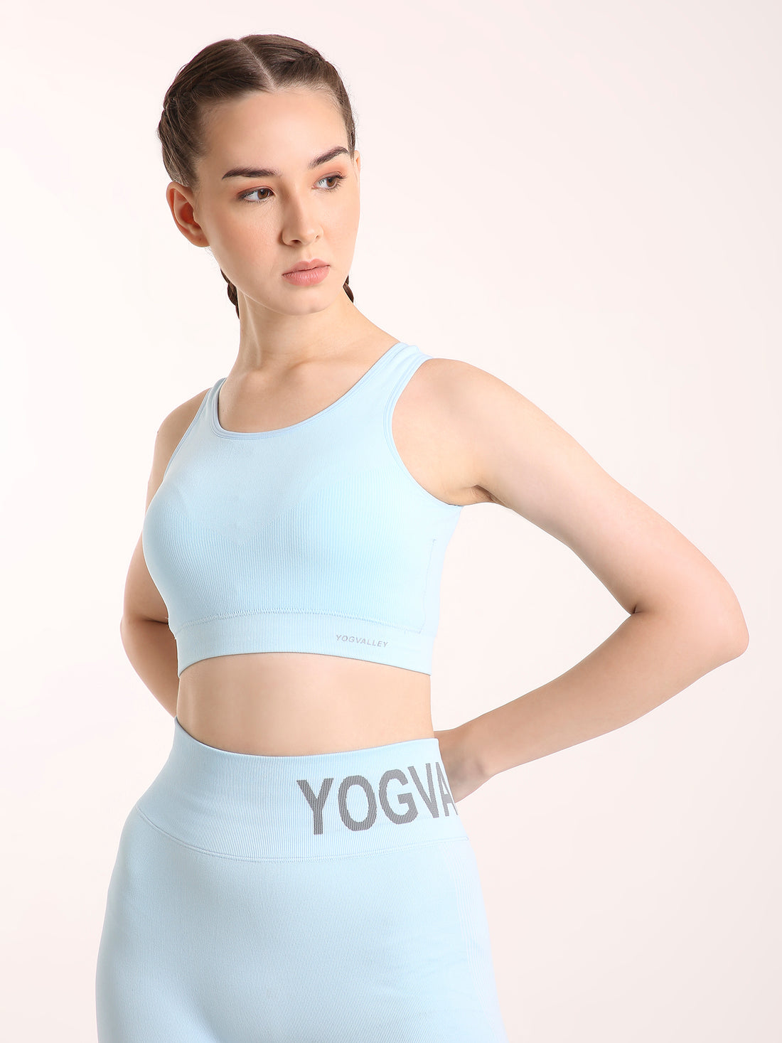 Sports Bra - Crystal Blue