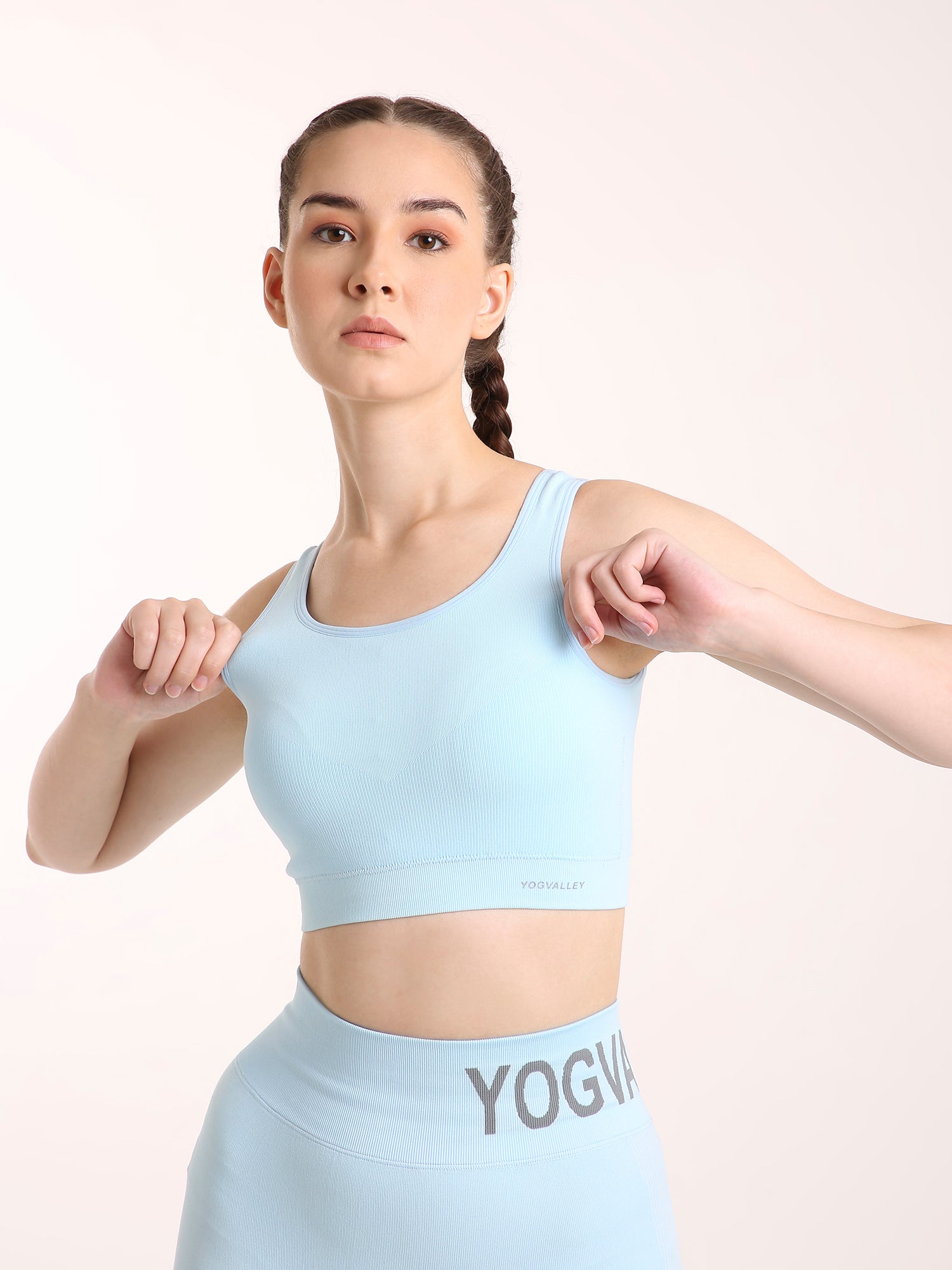 Sports Bra - Crystal Blue